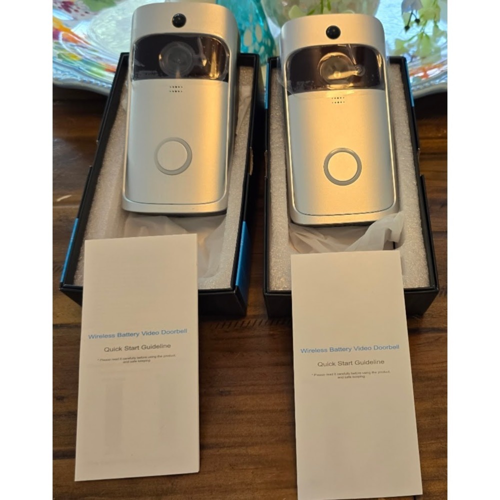 X Smart Home‎ Wireless Video Doorbell WiFi Camera HD Two Way Audio Battery